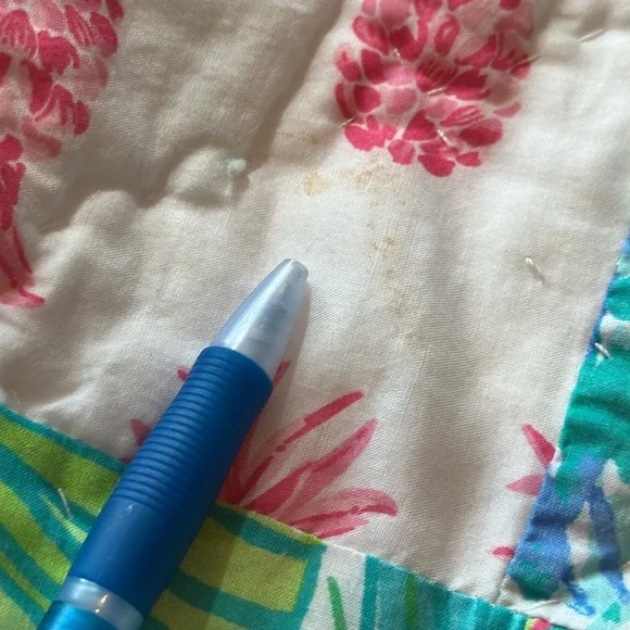 Never used Lilly Pulitzer colorful patchwork throw pillow sham - Picture 3 of 7